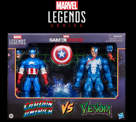 Pre-Order (deposit) - Marvel Legends Gamerverse Captain America vs. Venom 2-Pack