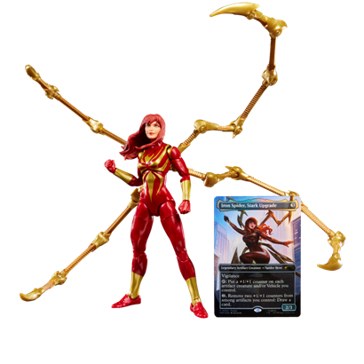 Pre-Order (Deposit) - Marvel Legends x Magic the Gathering Mary Jane Iron Spider Figure w/ card
