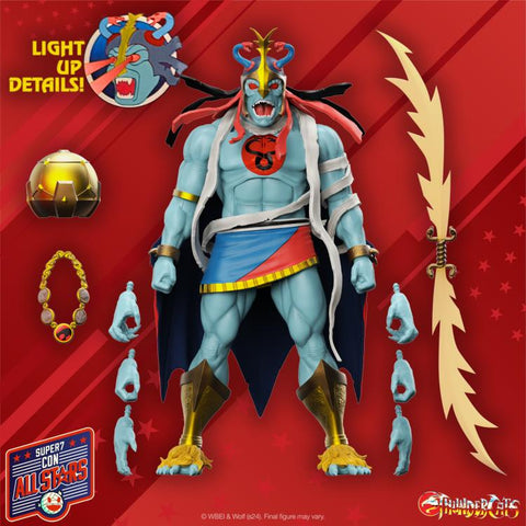 New Arrival! Super7 ThunderCats ULTIMATES! Mumm-Ra (LED Eyes) 7-Inch Scale Action Figure