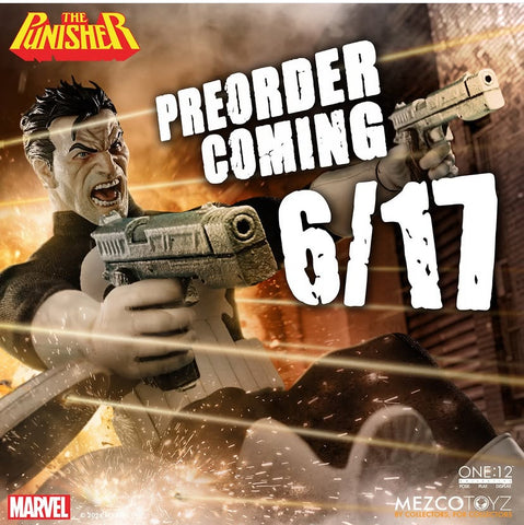 Pre-Order (deposit) - Mezco One12 Punisher figure