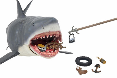 NECA (Dented Box) 12" Head to Tail Action Figure - "The Game of Jaws” 50th Anniversary
