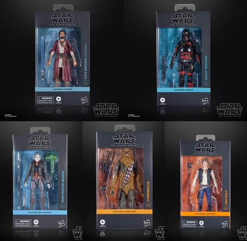 New in stock! Star Wars Black Series 2025 wave 3 (5 Figure Set)