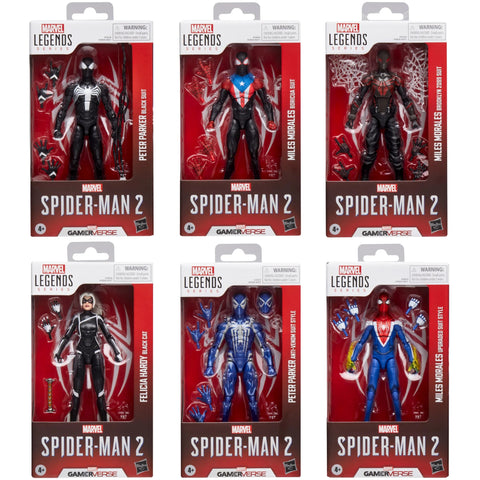 Marvel Legends Spiderman Gamerverse Wave (6 figure set)