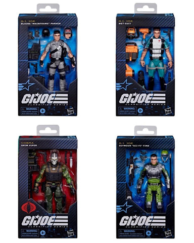Pre-Order (deposit) - GI Joe Classified Wave 15 (4 figure set)
