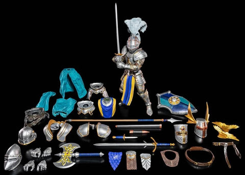 Pre-Order (deposit) - Mythic Legions Ashes of Agbendor - Blue Shield Soldier (Deluxe Knight Builder Kit 3)