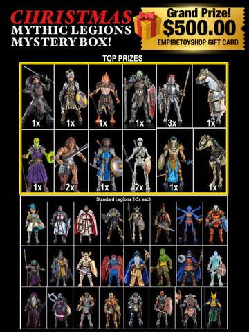 Mythic Legions Christmas Mystery Box!