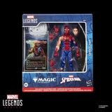Marvel Legends x Magic the Gathering Battle Damaged Spectacular Spiderman Figure w/ card