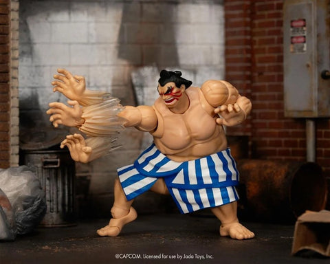 Pre-Order (deposit) - Jada Toys Street Fighter E Honda Deluxe 1/12 Figure