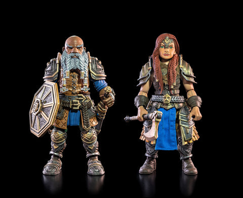 Pre-Order - Mythic Legions Rising Sons Exiles from Under the Mountain Dwarf 2-Pack