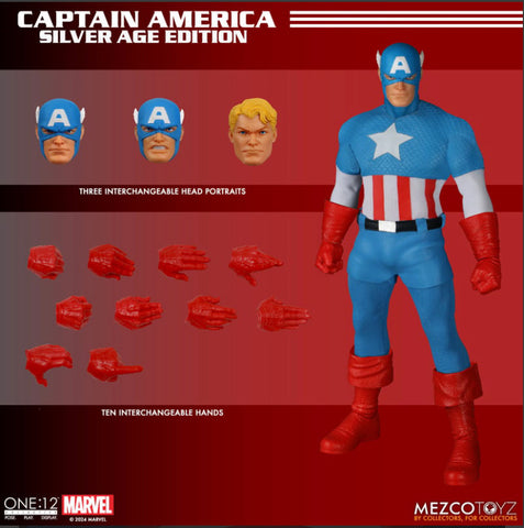 Pre-Order (Deposit) - Mezco One12 Captain America 6-Inch Figure