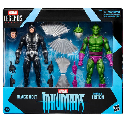 Shipping Soon - Marvel Legends Black Bolt & Triton 6-Inch Figure 2-Pack