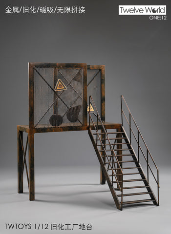 TWTOYS TW1907A - 1/12 scale Steel Stairs & Platform ($39.95)