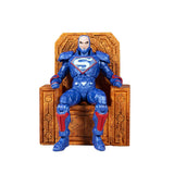 DC Multiverse Lex Luthor Blue Power Suit w/ Throne