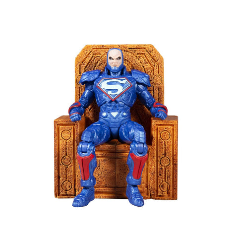 DC Multiverse Lex Luthor Blue Power Suit w/ Throne