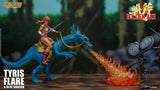 Golden Axe Tyris Flare and Blue Dragon 1/12 Scale Figure Set