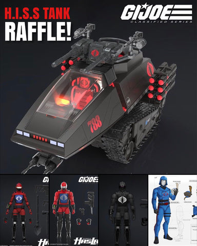1 Raffle Ticket Entry - COBRA HISS TANK Set