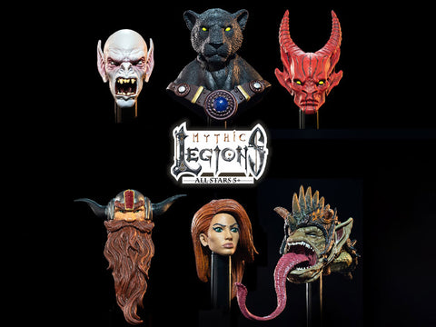 Mythic Legions All-Stars 5 Heads Pack 1