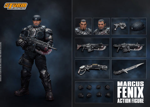 Storm Collectables Gears of War - Marcus Fenix 7" Figure