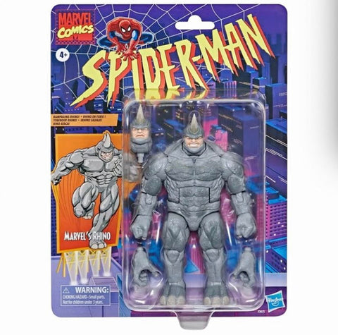 Marvel Legends Retro Rhino 6-Inch Scale Figure