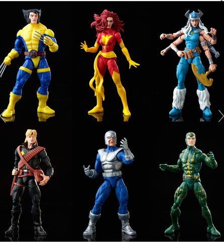 Marvel Legends X-Men Retro Wave 6 Figure set
