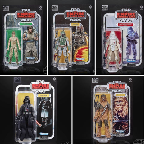 Pre-Order - Star Wars Black Series ESB 40th wave 3 (5 Figure Set)