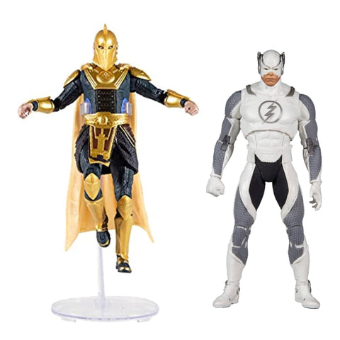 Mcfarlane Toys Dr Fate & Hot Pursuit white Flash (2 figure bundle)