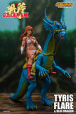 Golden Axe Tyris Flare and Blue Dragon 1/12 Scale Figure Set