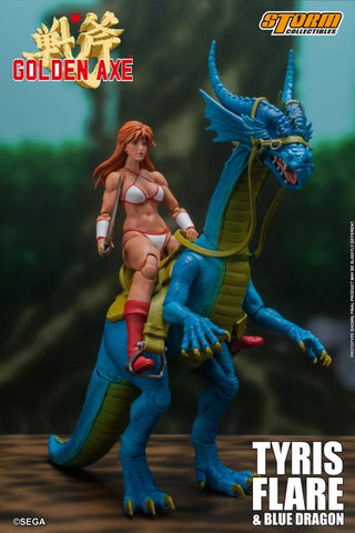 Golden Axe Tyris Flare and Blue Dragon 1/12 Scale Figure Set