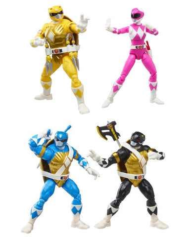 Pre-Order - Power Rangers X Teenage Mutant Ninja Turtles Lightning Collection (4 Figure Set)