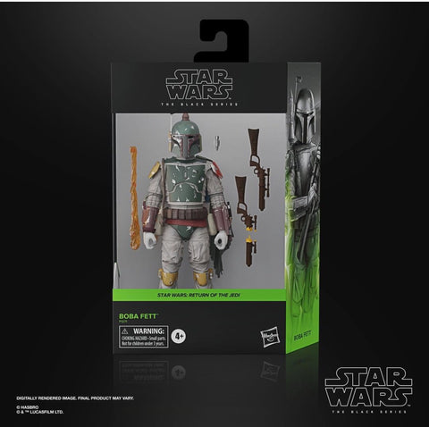 (Sloppy visor paint) Star Wars Black Series Boba Fett Deluxe 6” Figure